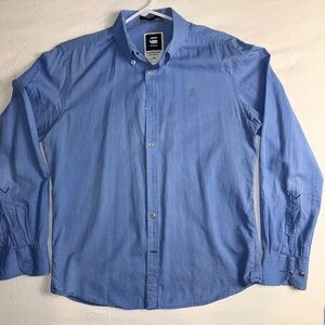 Men’s G-Star Casual Long-Sleeve Button Down Size Large